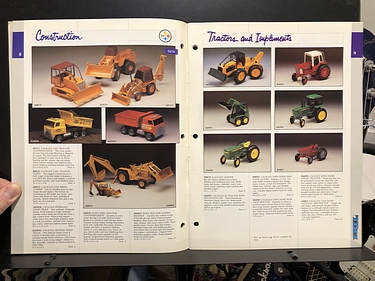 Toy Catalogs: 1987 Ertl Replicas Toy Fair Catalog