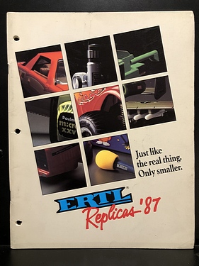 Toy Catalogs: 1987 Ertl Replicas Toy Fair Catalog