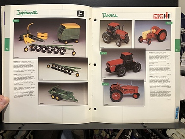 Toy Catalogs: 1987 Ertl Replicas Toy Fair Catalog