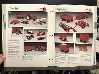 Toy Catalogs: 1987 Ertl Replicas Toy Fair Catalog