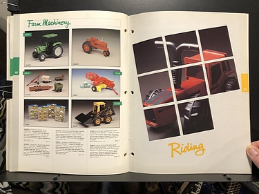 Toy Catalogs: 1987 Ertl Replicas Toy Fair Catalog