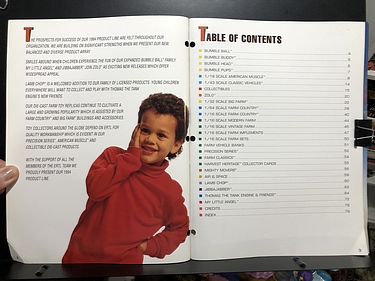 Toy Catalogs: 1994 Ertl, Toy Fair Catalog