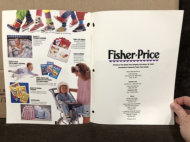 Toy Catalogs: 1990 Fisher-Price Toy Fair Catalog