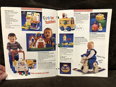 Toy Catalogs: 1990 Fisher-Price Toy Fair Catalog