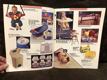 Toy Catalogs: 1990 Fisher-Price Toy Fair Catalog