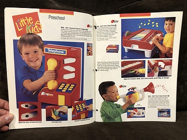 Toy Catalogs: 1990 Fisher-Price Toy Fair Catalog