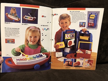 Toy Catalogs: 1990 Fisher-Price Toy Fair Catalog