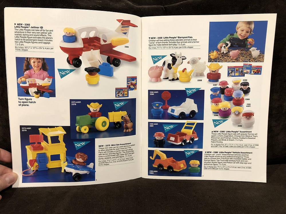 1991 FisherPrice Toy Fair Catalog Parry Game Preserve