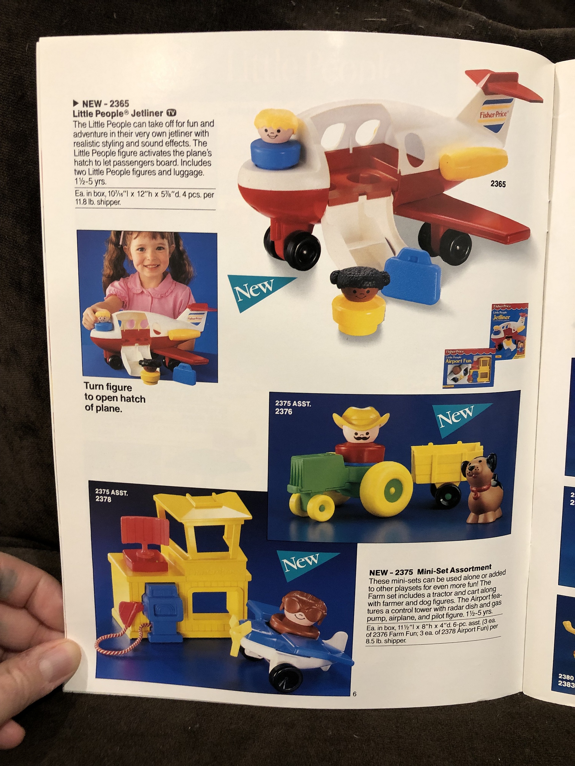 1991 FisherPrice Toy Fair Catalog Parry Game Preserve