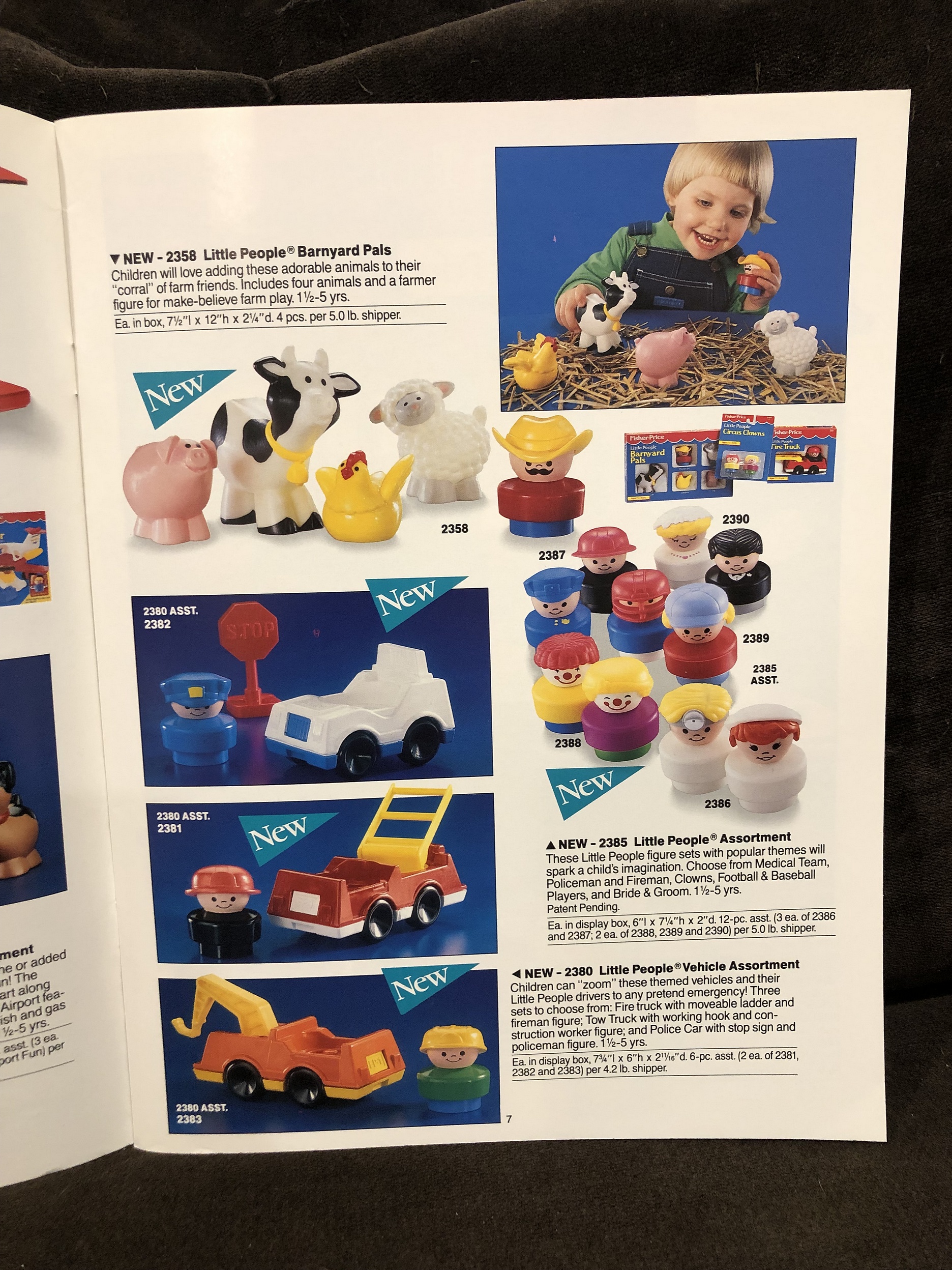 1991 Fisher Price Toy Fair Catalog Parry Game Preserve