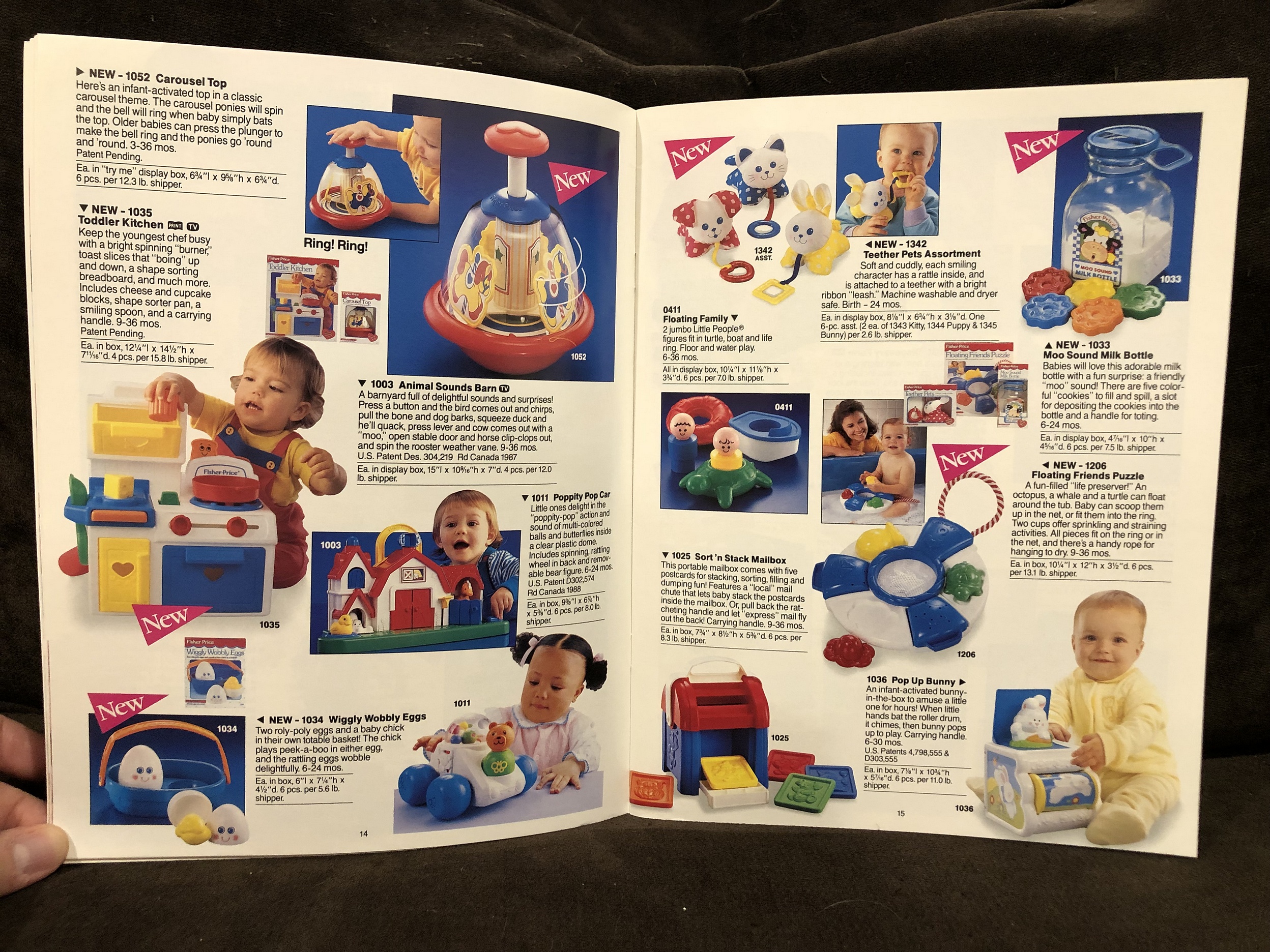 1991 FisherPrice Toy Fair Catalog Parry Game Preserve