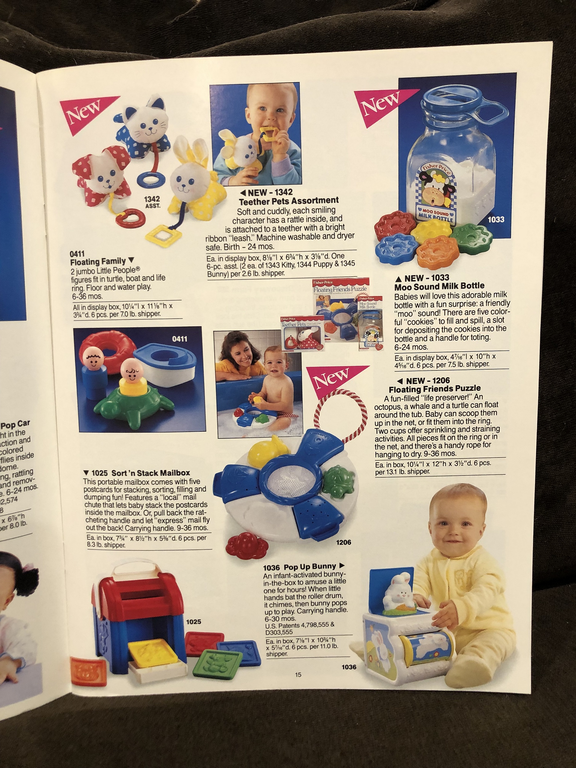 1991 FisherPrice Toy Fair Catalog Parry Game Preserve