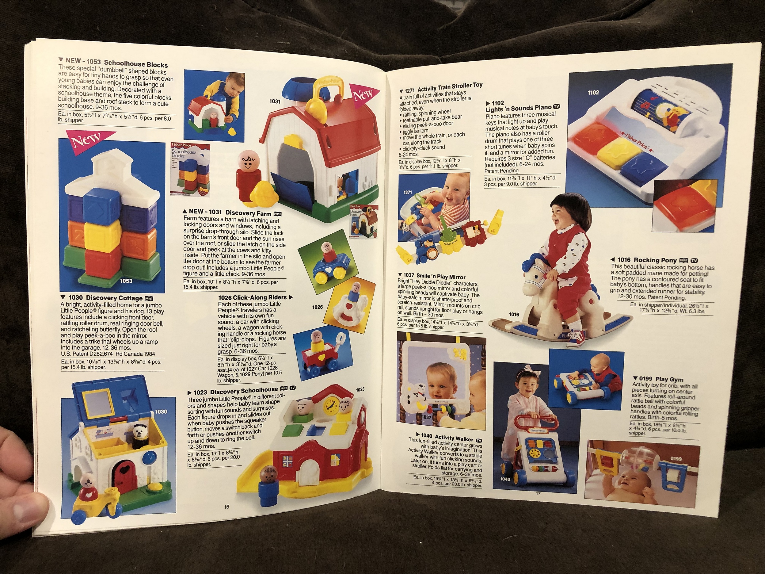 1991 FisherPrice Toy Fair Catalog Parry Game Preserve