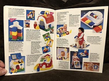 Toy Catalogs: 1991 Fisher-Price Toy Fair Catalog