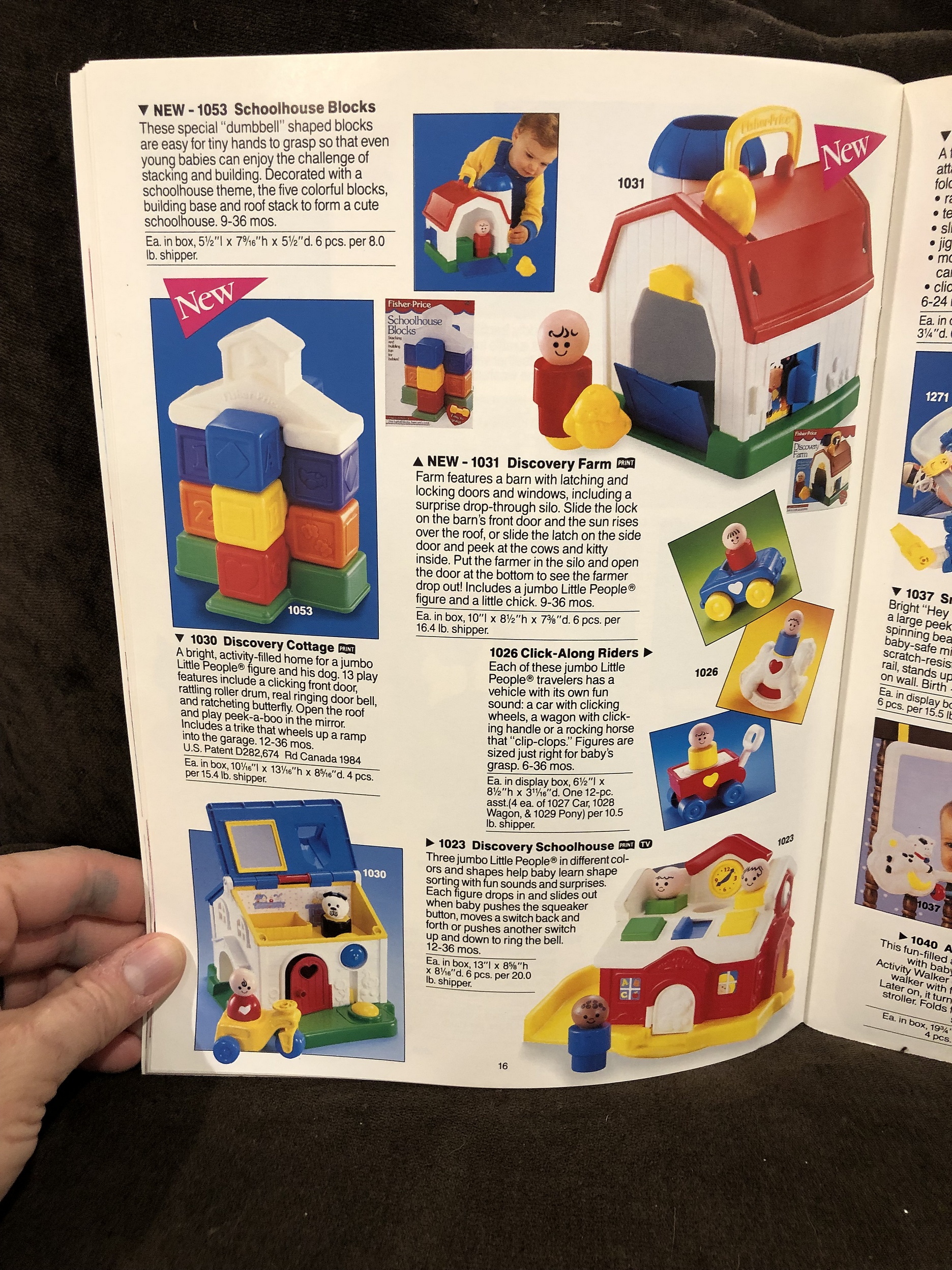 1991 FisherPrice Toy Fair Catalog Parry Game Preserve