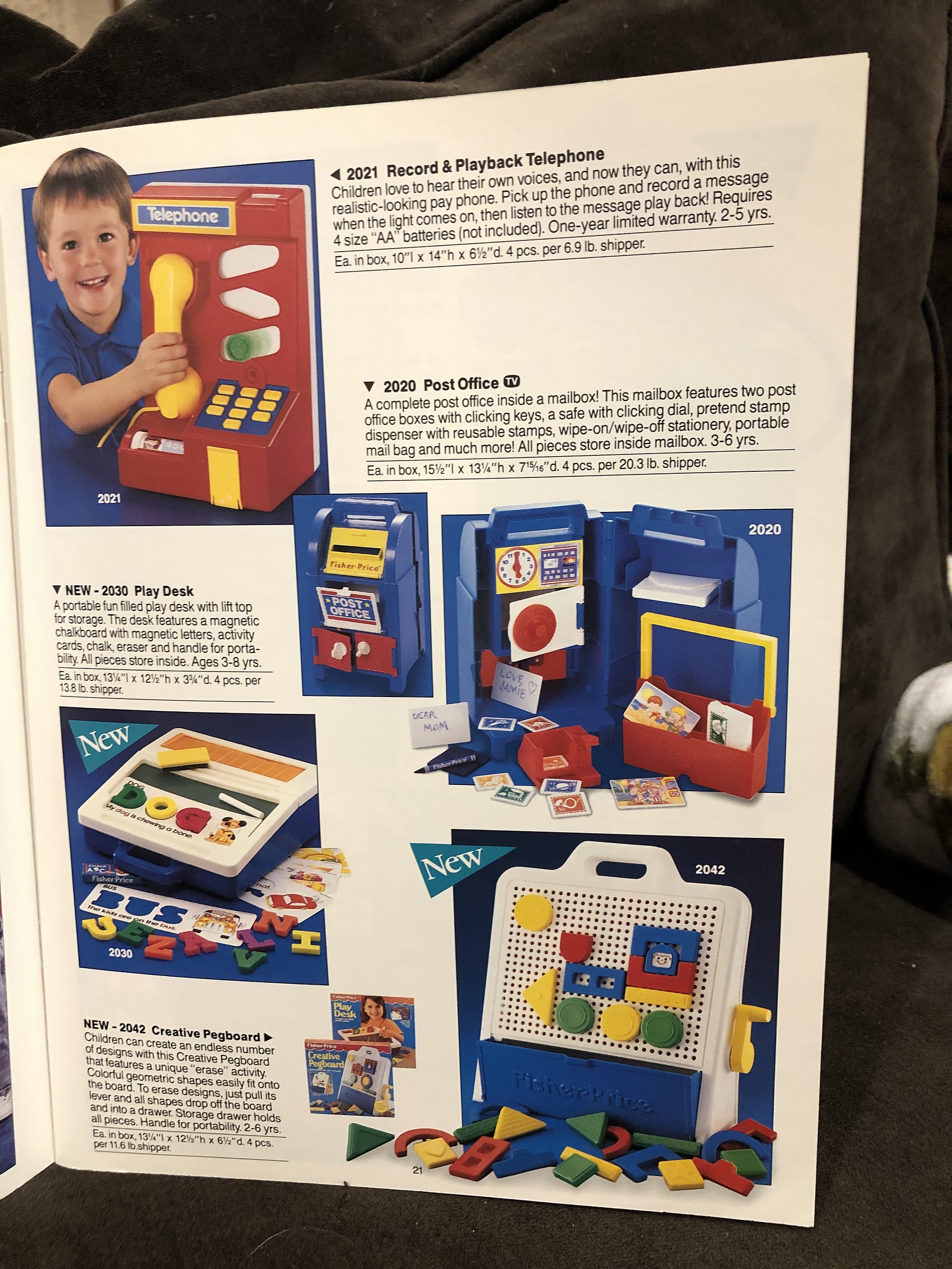 1991 FisherPrice Toy Fair Catalog Parry Game Preserve