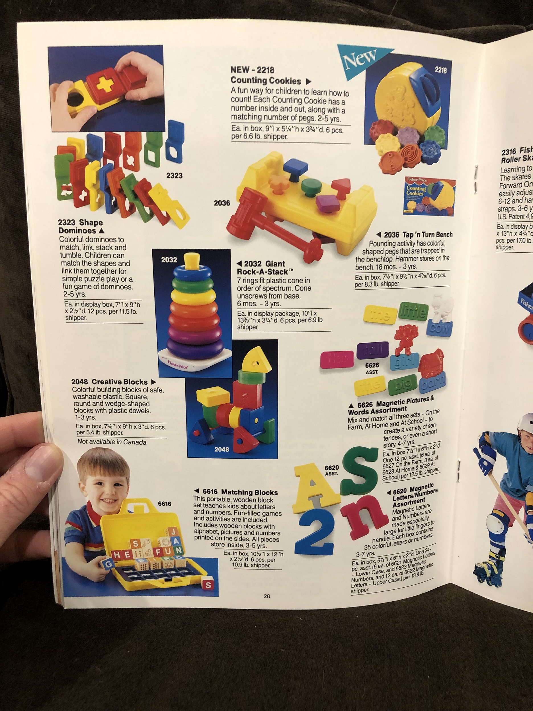 1991 FisherPrice Toy Fair Catalog Parry Game Preserve