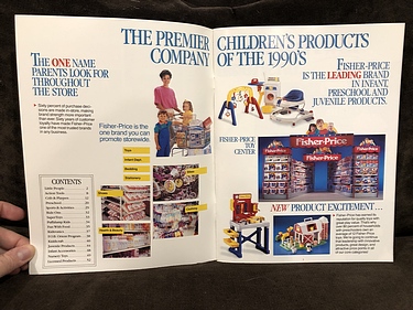 Toy Catalogs: 1991 Fisher-Price Toy Fair Catalog