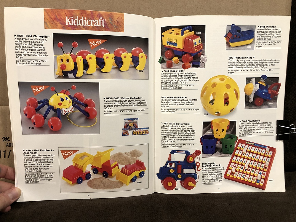 1991 FisherPrice Toy Fair Catalog Parry Game Preserve