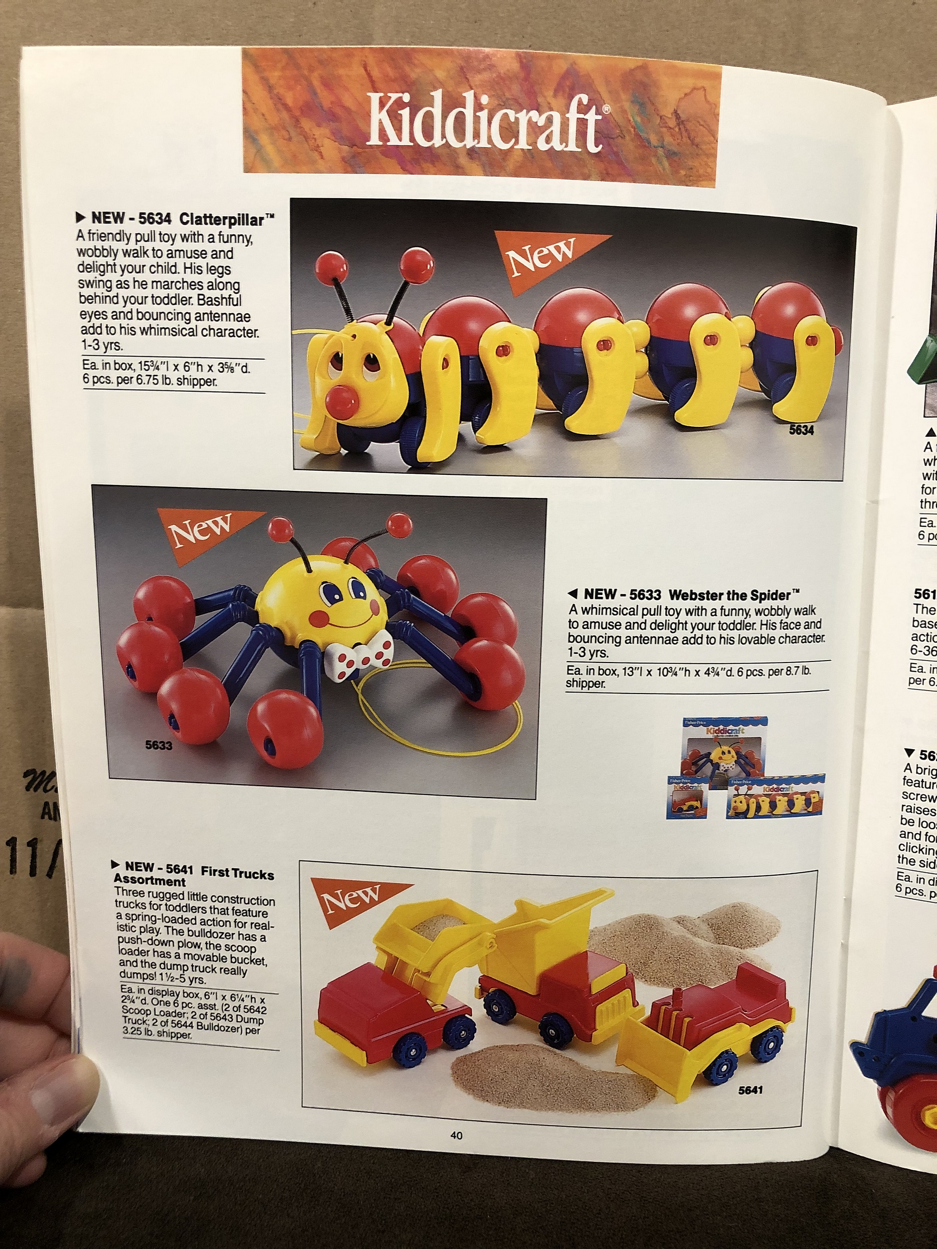 1991 FisherPrice Toy Fair Catalog Parry Game Preserve