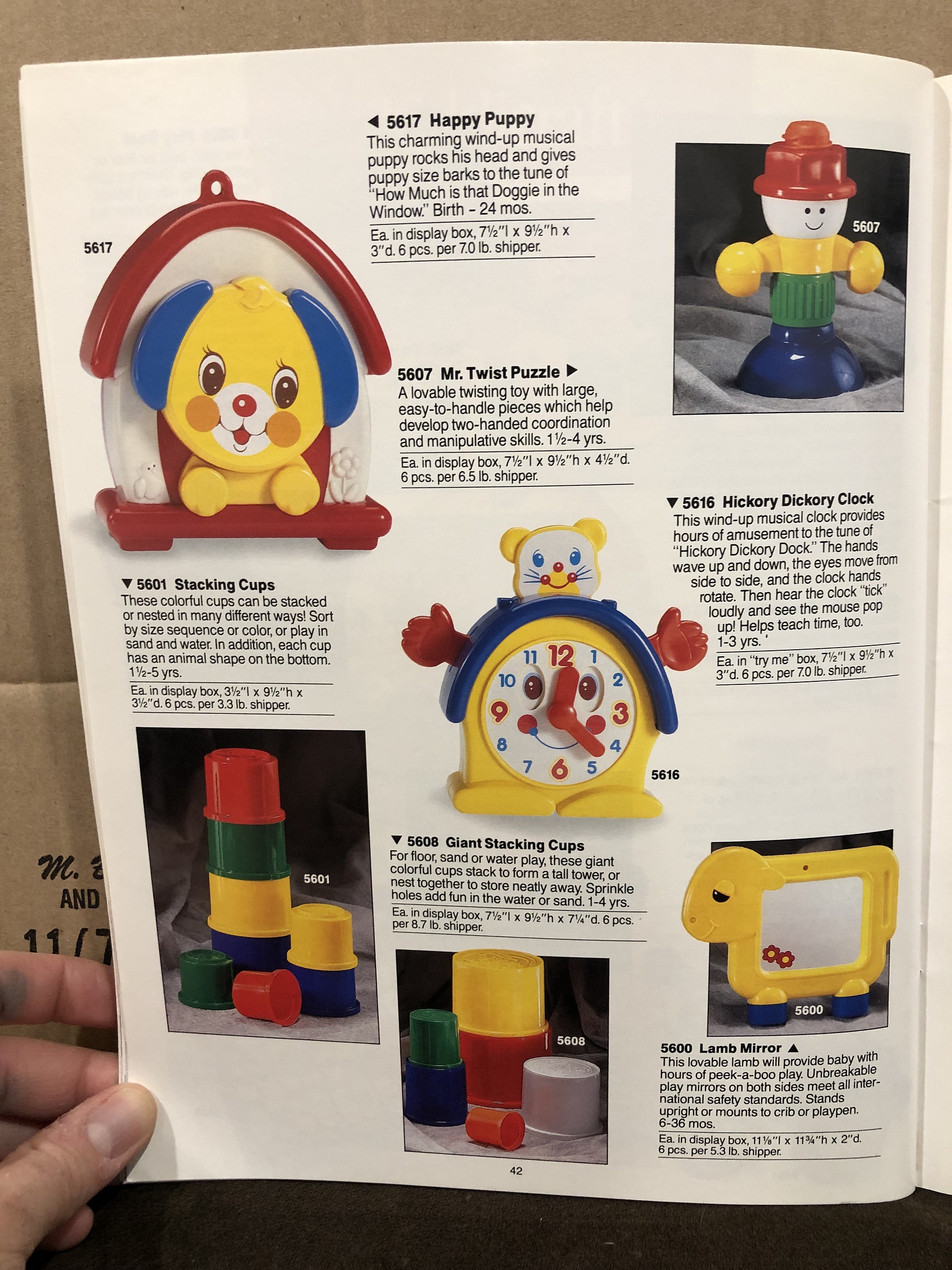 1991 FisherPrice Toy Fair Catalog Parry Game Preserve