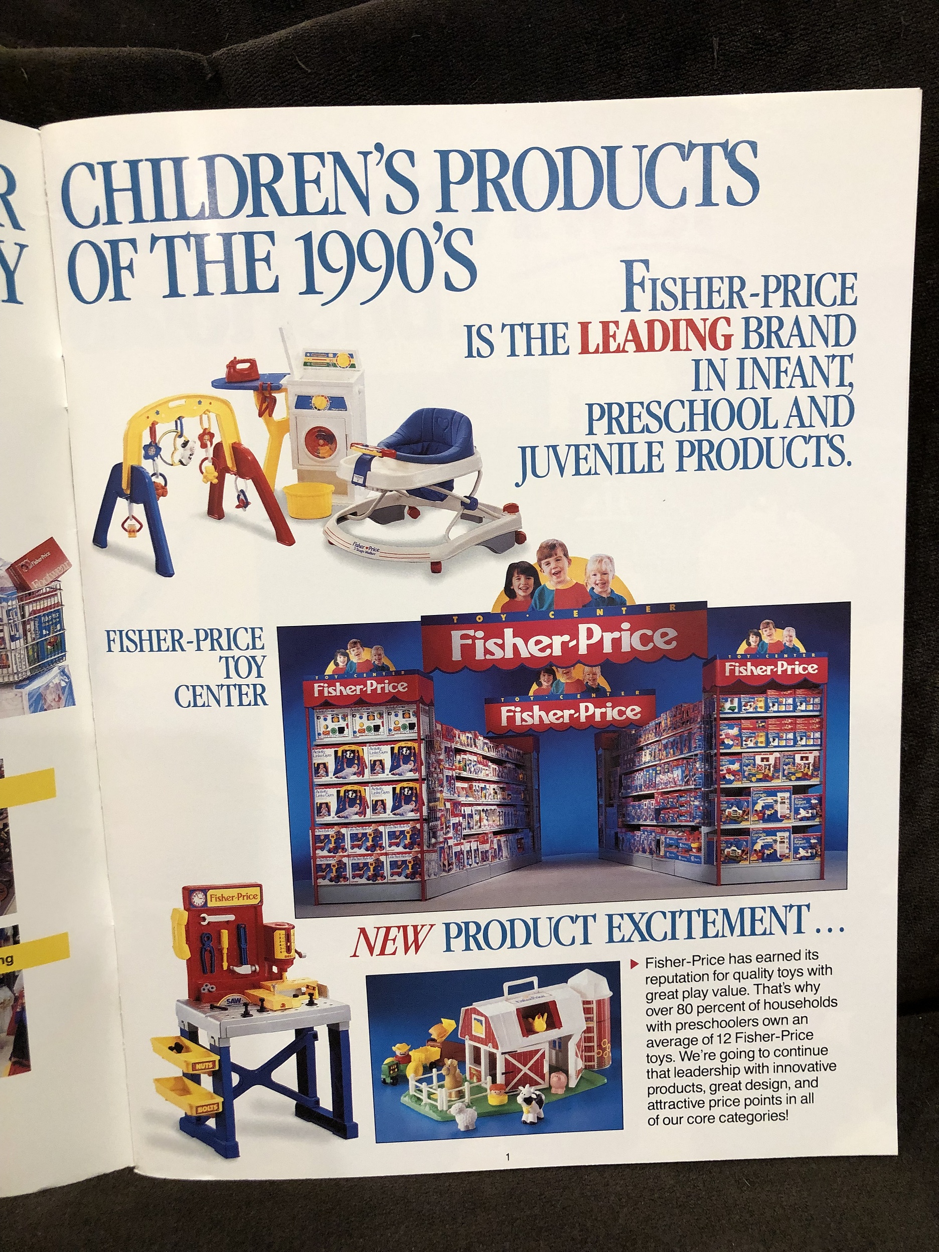 1991 FisherPrice Toy Fair Catalog Parry Game Preserve