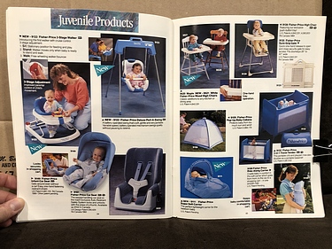 Toy Catalogs: 1991 Fisher-Price Toy Fair Catalog