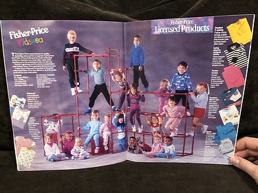 Toy Catalogs: 1991 Fisher-Price Toy Fair Catalog