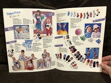 Toy Catalogs: 1991 Fisher-Price Toy Fair Catalog