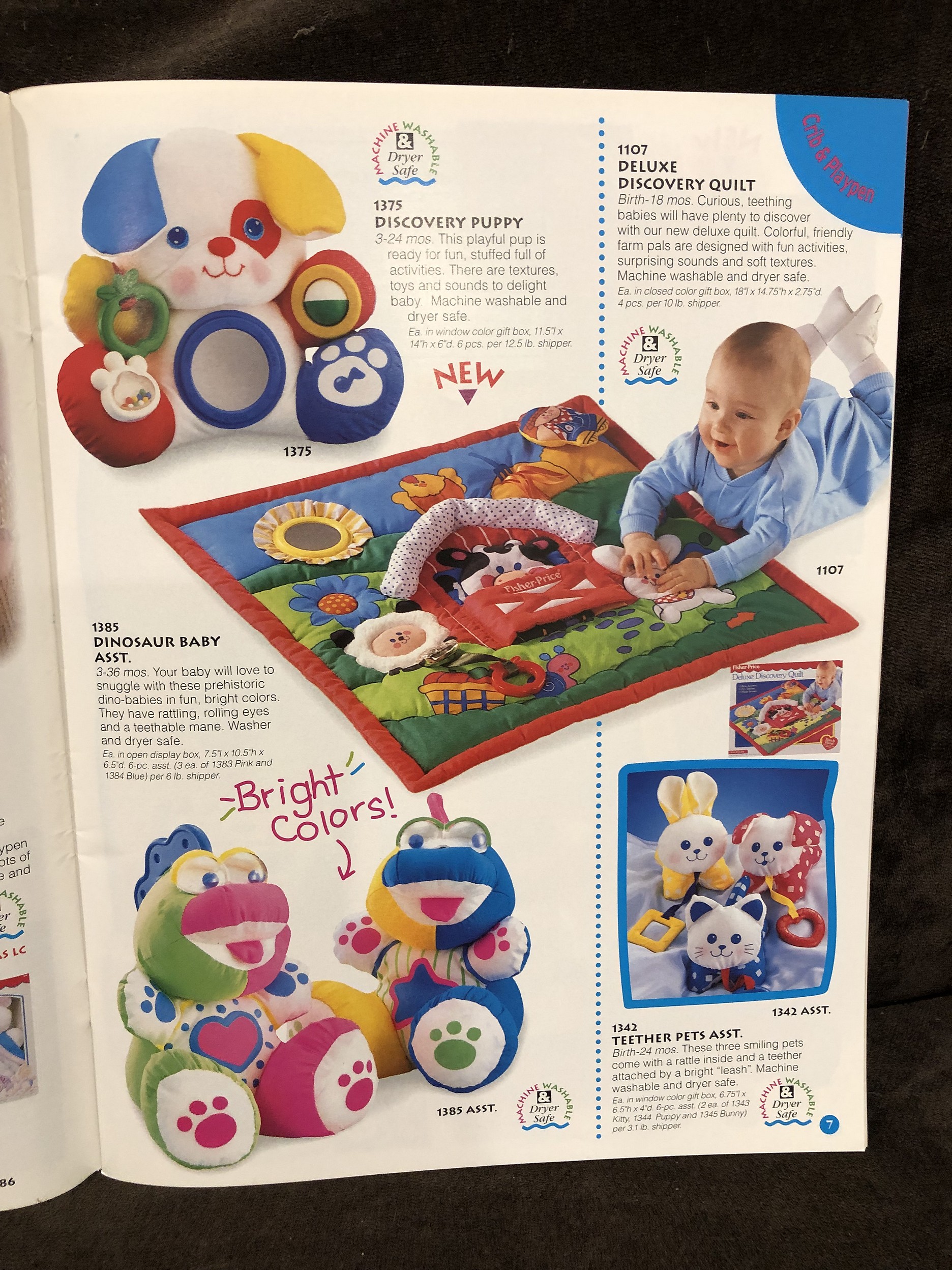 1994 FisherPrice Toy Fair Catalog Parry Game Preserve