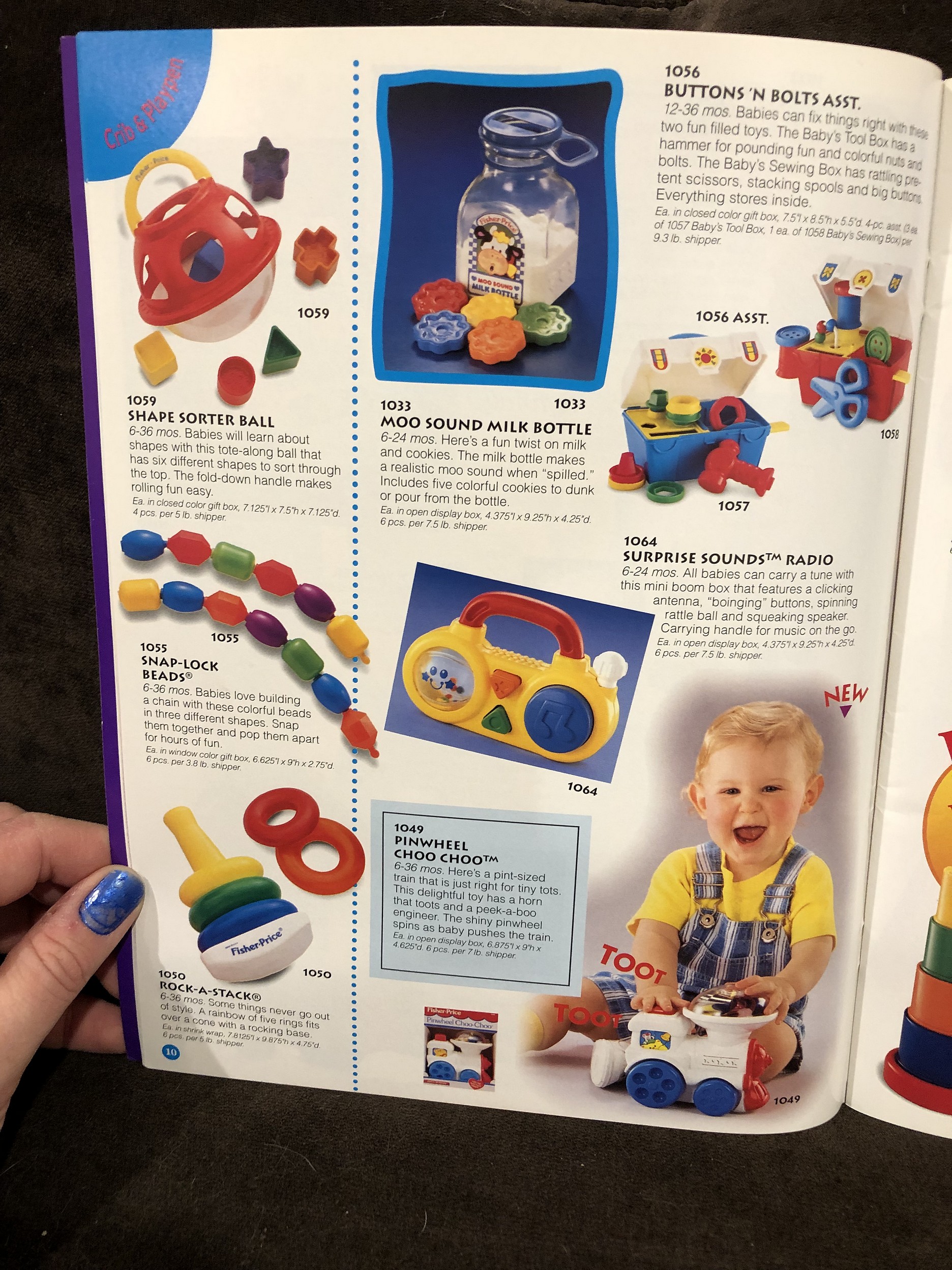 1994 FisherPrice Toy Fair Catalog Parry Game Preserve