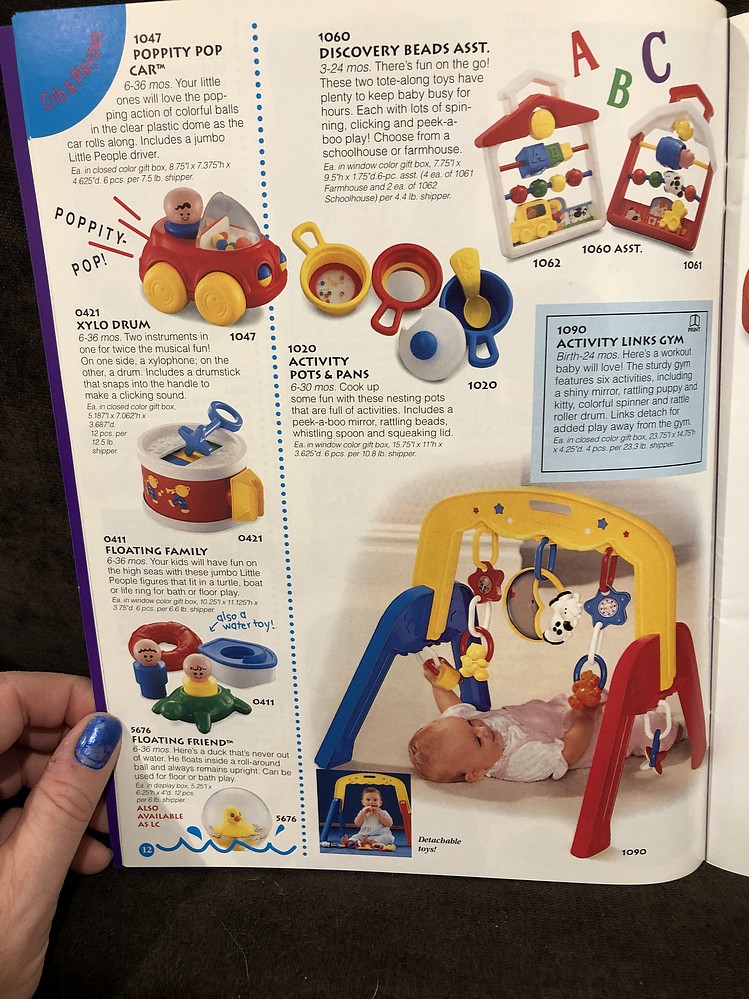 1994 FisherPrice Toy Fair Catalog Parry Game Preserve