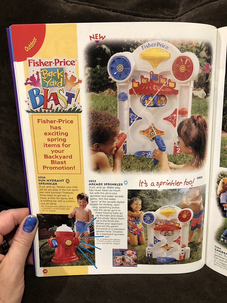 1994 FisherPrice Toy Fair Catalog Parry Game Preserve