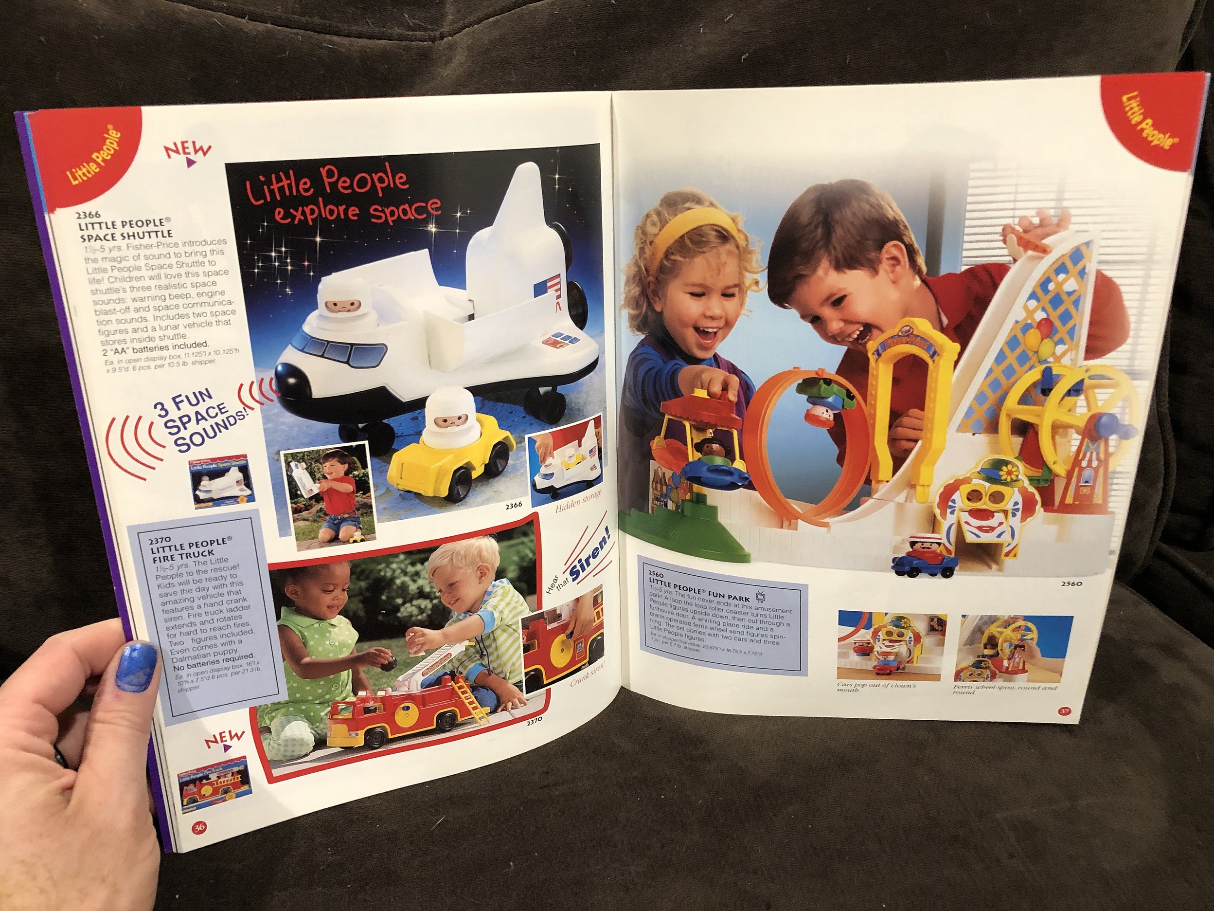 1994 FisherPrice Toy Fair Catalog Parry Game Preserve