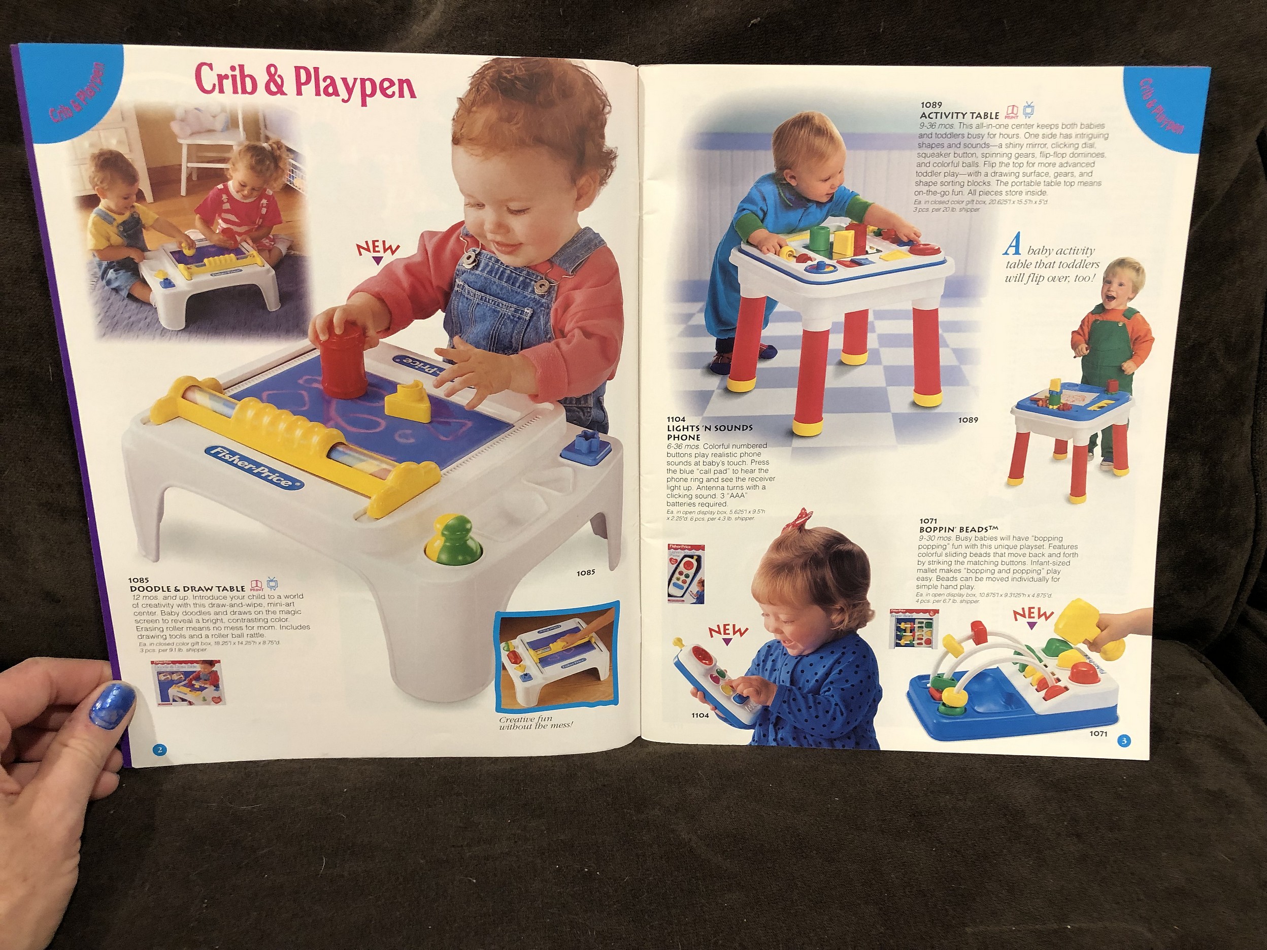 1994 FisherPrice Toy Fair Catalog Parry Game Preserve