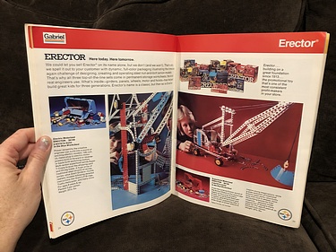 Toy Catalog: Gabriel 1979 Erector Sets