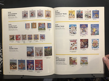 Toy Catalogs: Golden Books, Fall 1984 Toy Fair Catalog