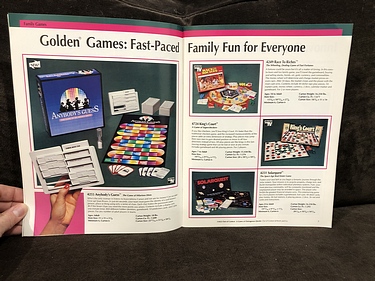 Toy Catalogs: 1990 Golden Games, Toy Fair Catalog