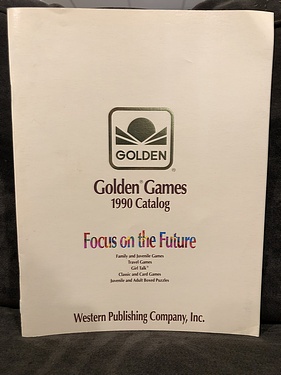 Toy Catalogs: 1990 Golden Games, Toy Fair Catalog