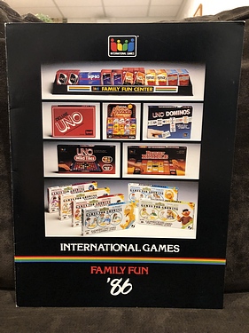 Toy Catalogs: 1986 International Games, Toy Fair Catalog