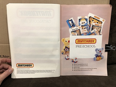 Toy Catalogs: 1987 Matchbox UK, Toy Fair Catalog