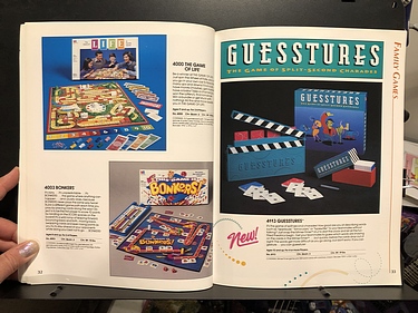 Toy Catalogs: 1991 Milton Bradley Catalog