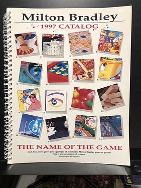 Toy Catalogs: 1997 Milton Bradley Catalog