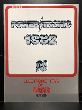 Toy Catalogs: 1982 Nasta Electronic Toys - Powertronic, Toy Fair Catalog