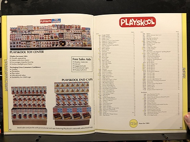 Toy Catalogs: 1981 Playskool, Toy Fair Catalog