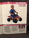 Toy Catalogs: 1988 Power Wheels Toy Fair Catalog Toy Catalogs: 1988 Power Wheels Toy Fair Catalog