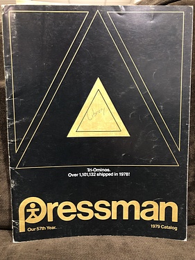 Toy Catalogs: 1979 Pressman Toy Fair Catalog - with Price Sheet!