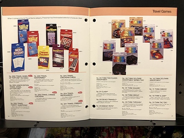 Toy Catalogs: 1989 Pressman Toy Fair Catalog