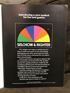 Toy Catalog: 1980 Selchow & Righter Scrabble Sensor