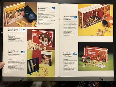 Toy Catalogs: 1983 Selchow & Righter Toy Catalog